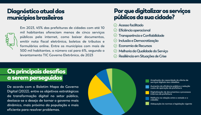 Infográfico - Serviços Digitais para o Cidadão